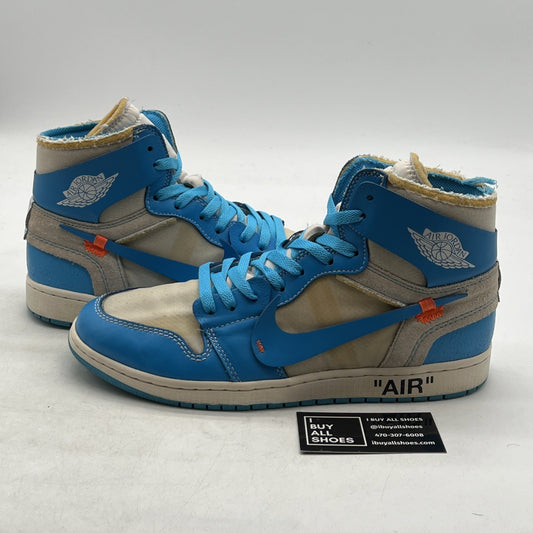 Size 10.5 - Air Jordan 1 Retro OG x Off-White High UNC (AQ0818-148)