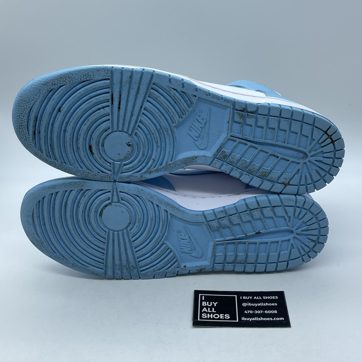 Size 12 - Nike Dunk High Blue Chill White Yellow Leather (DD1399-401)