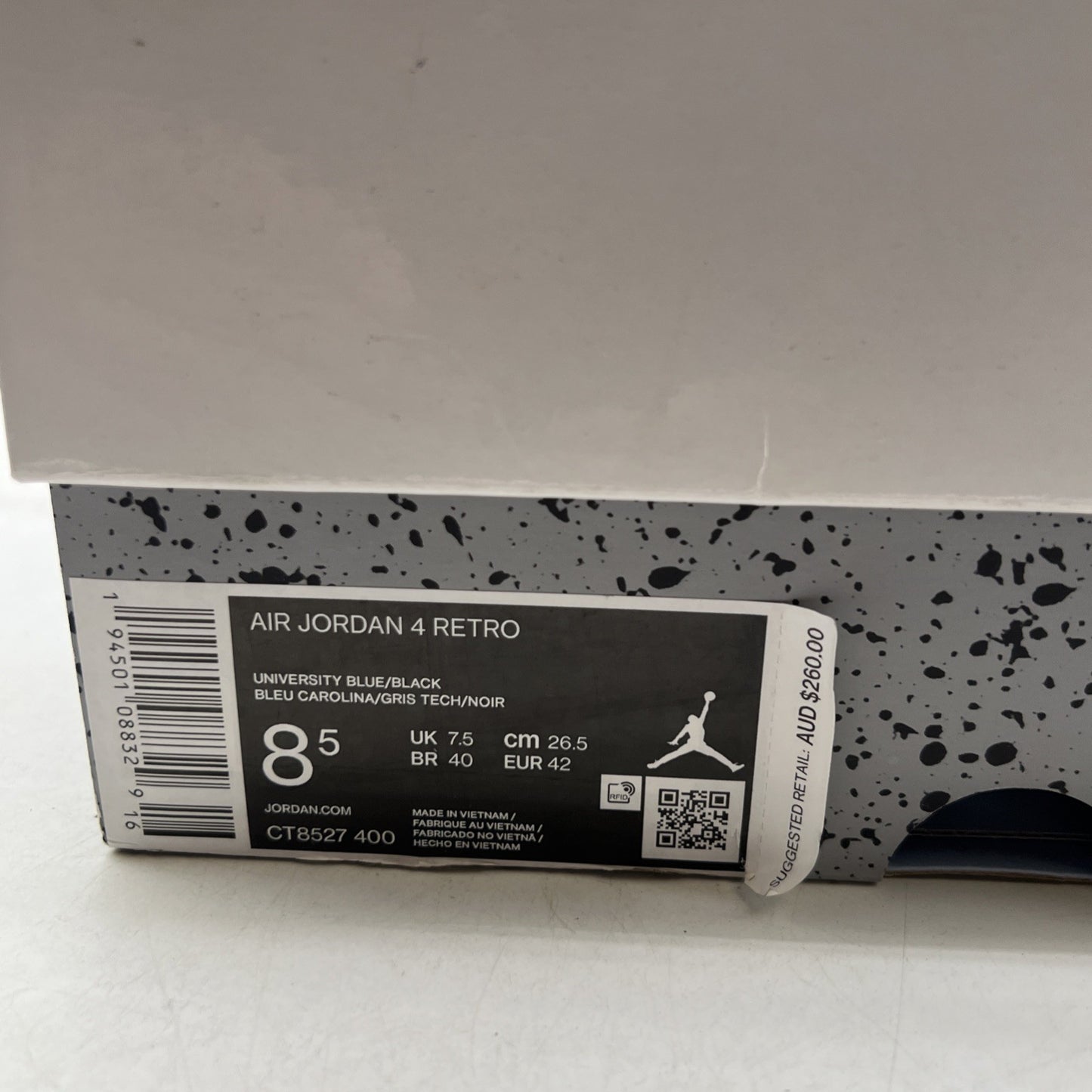 Size 8.5 - Air Jordan 4 Retro Mid University Blue (CT8527-400)