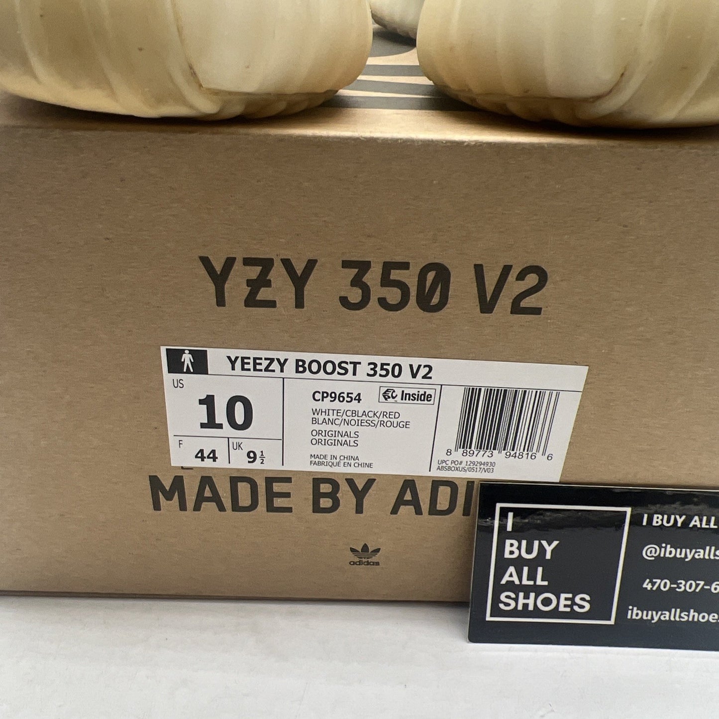 Size 10 - adidas Yeezy Boost 350 V2 Low Zebra (CP9654)