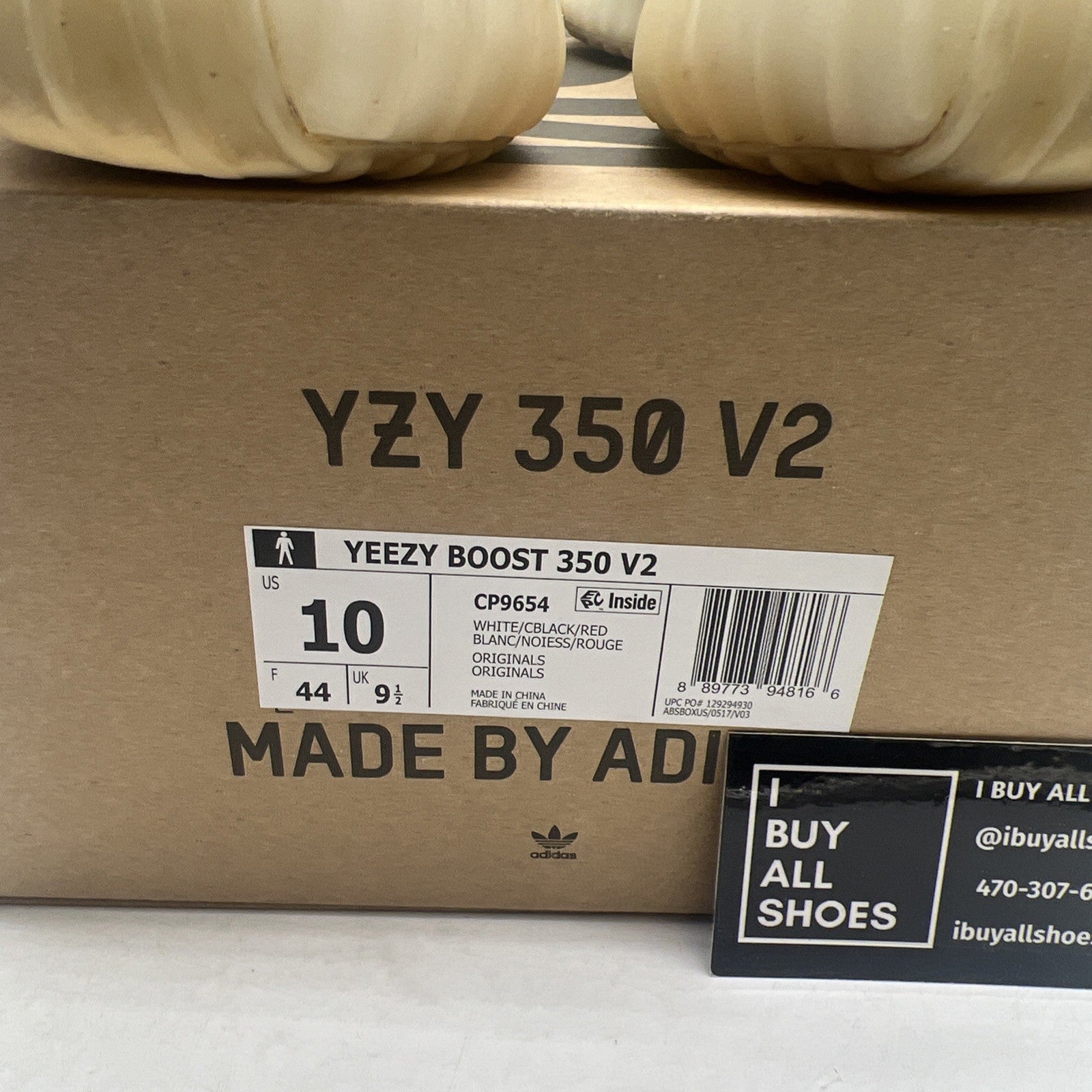 Size 10 - adidas Yeezy Boost 350 V2 Low Zebra (CP9654)