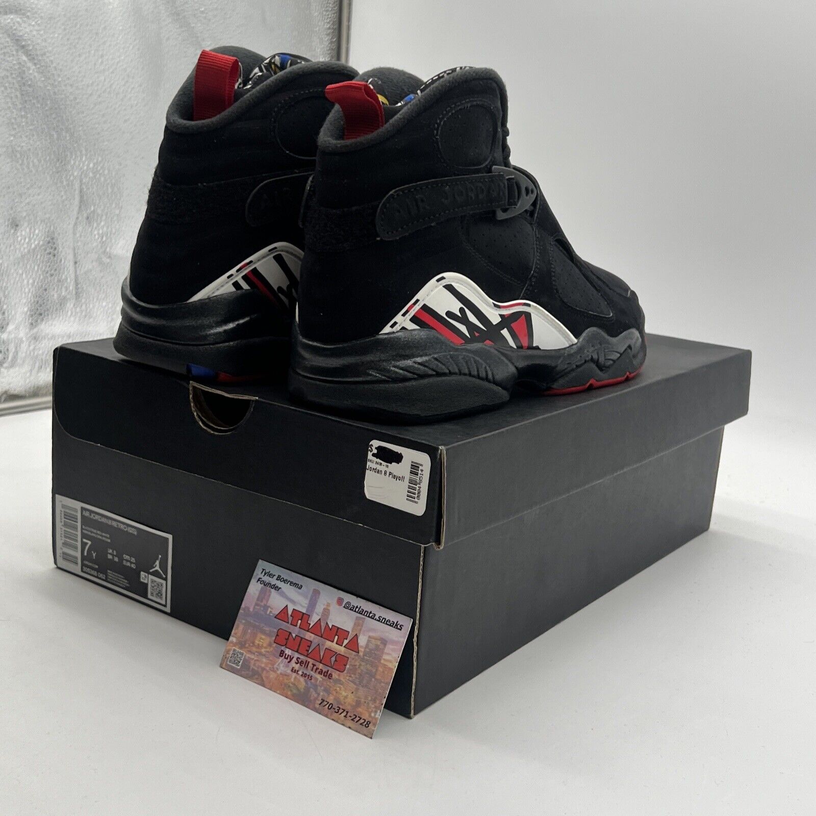 Size 7 (GS) - Air Jordan 8 Retro Mid Playoff (305368-062)