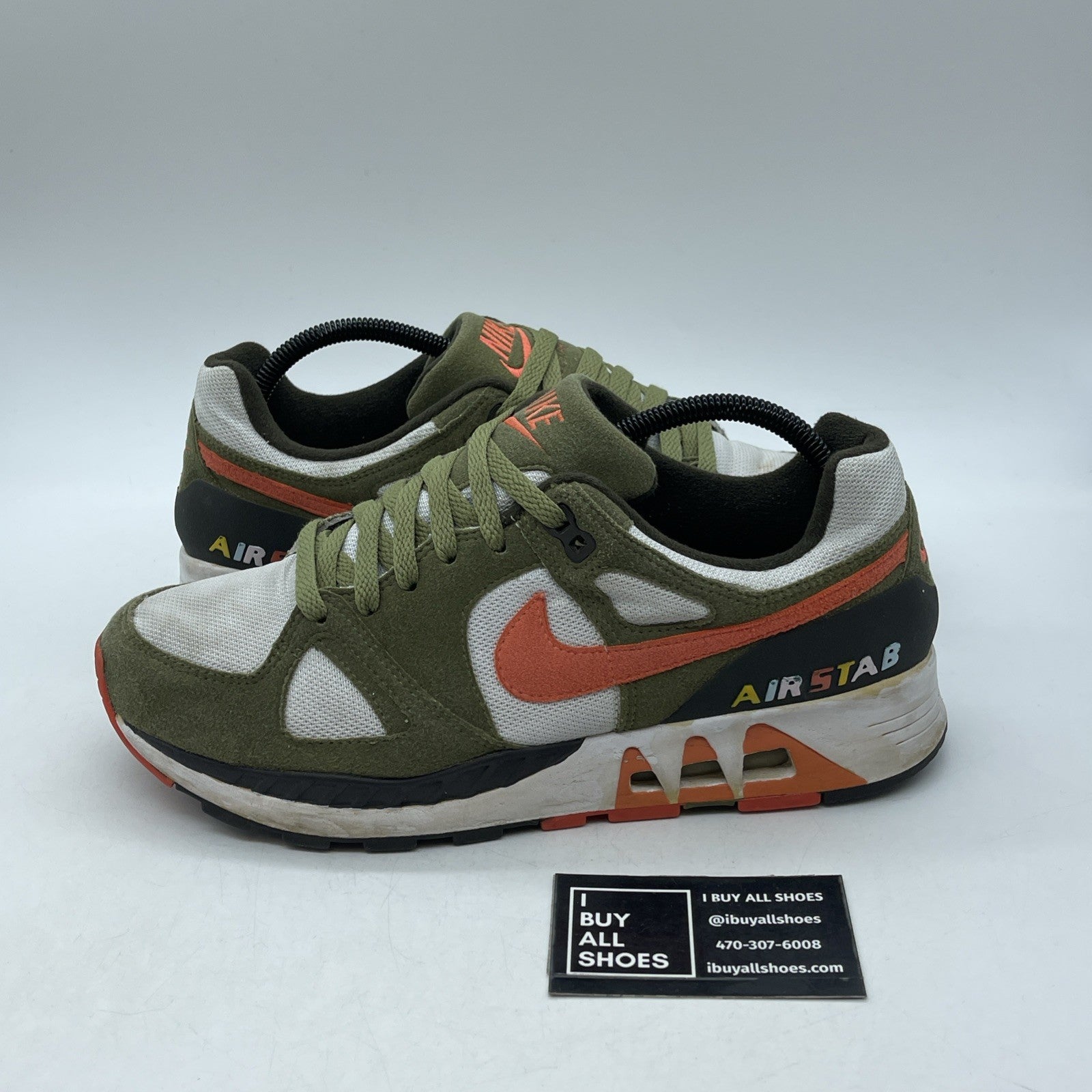 Size 9 - Nike Air Stab White (312451-161)