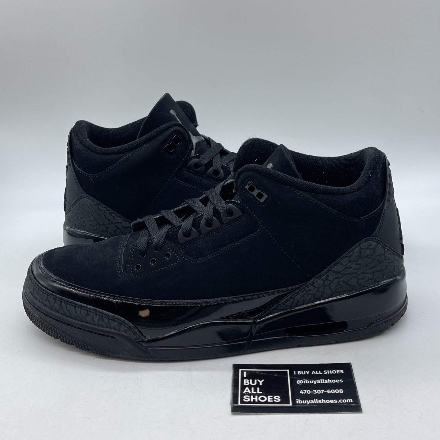 Size 13 - Air Jordan 3 Retro 2025 Black Cat Suede Leather (CT8532-001)