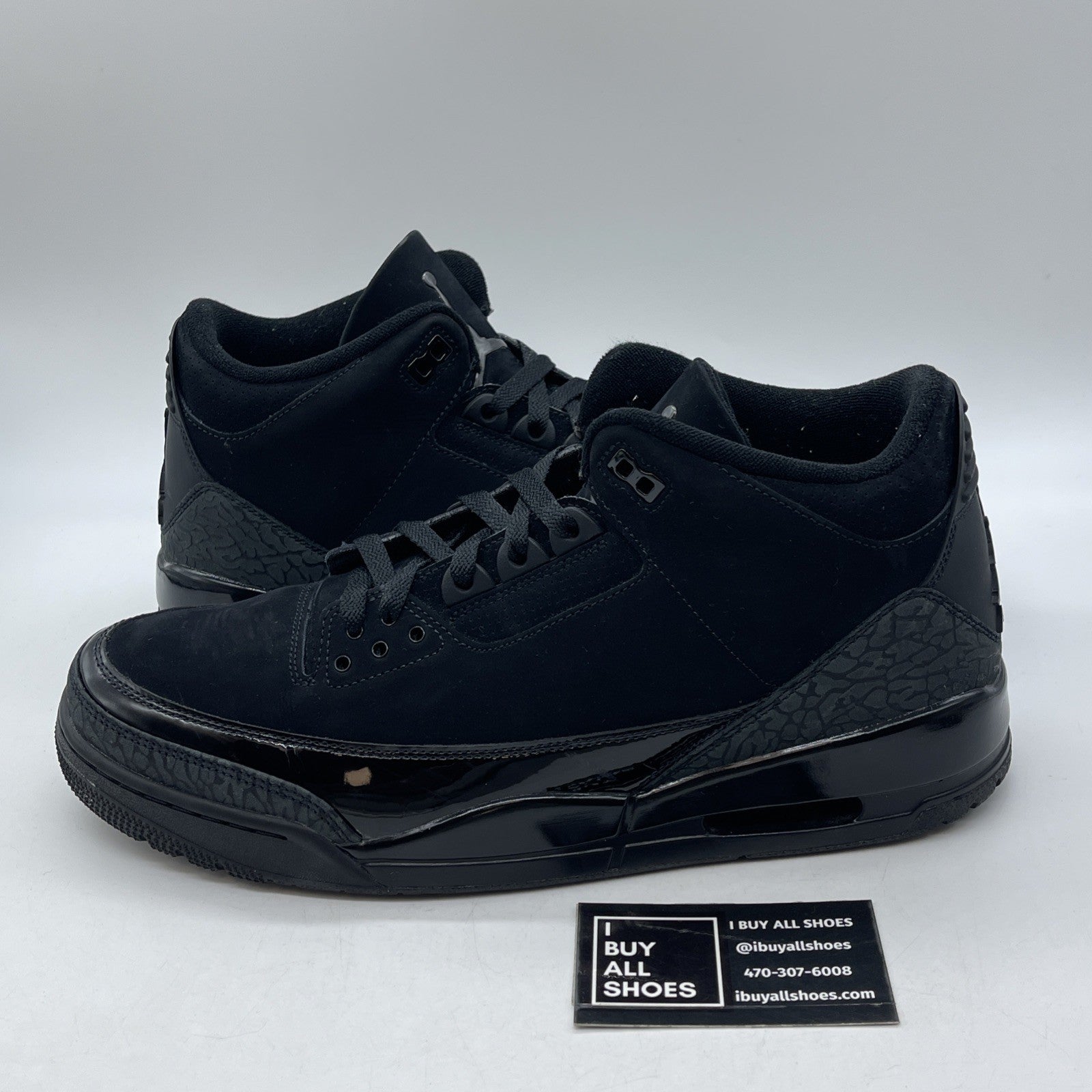 Size 13 - Air Jordan 3 Retro 2025 Black Cat Suede Leather (CT8532-001)
