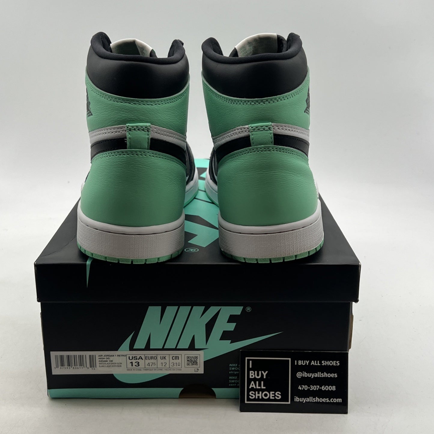 Size 13 - Air Jordan 1 Retro OG High Green Glow (DZ5485-130)