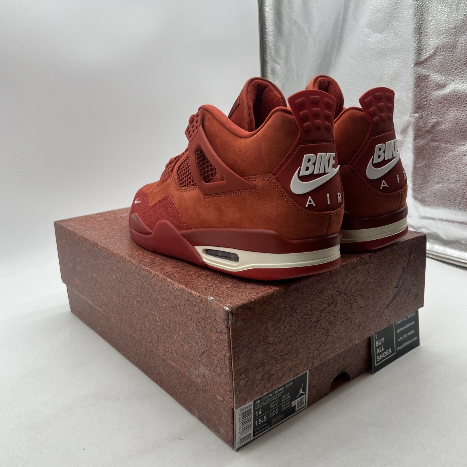 Size 14 -Nigel Sylvester x Air Jordan 4 Retro OG SP Brick By Brick (HF4340-800)