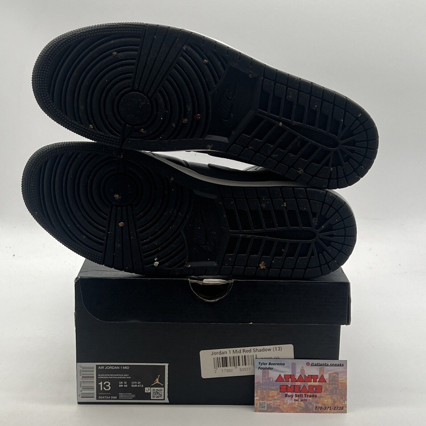 Size 13 - Air Jordan 1 Mid Shadow (554724-096)