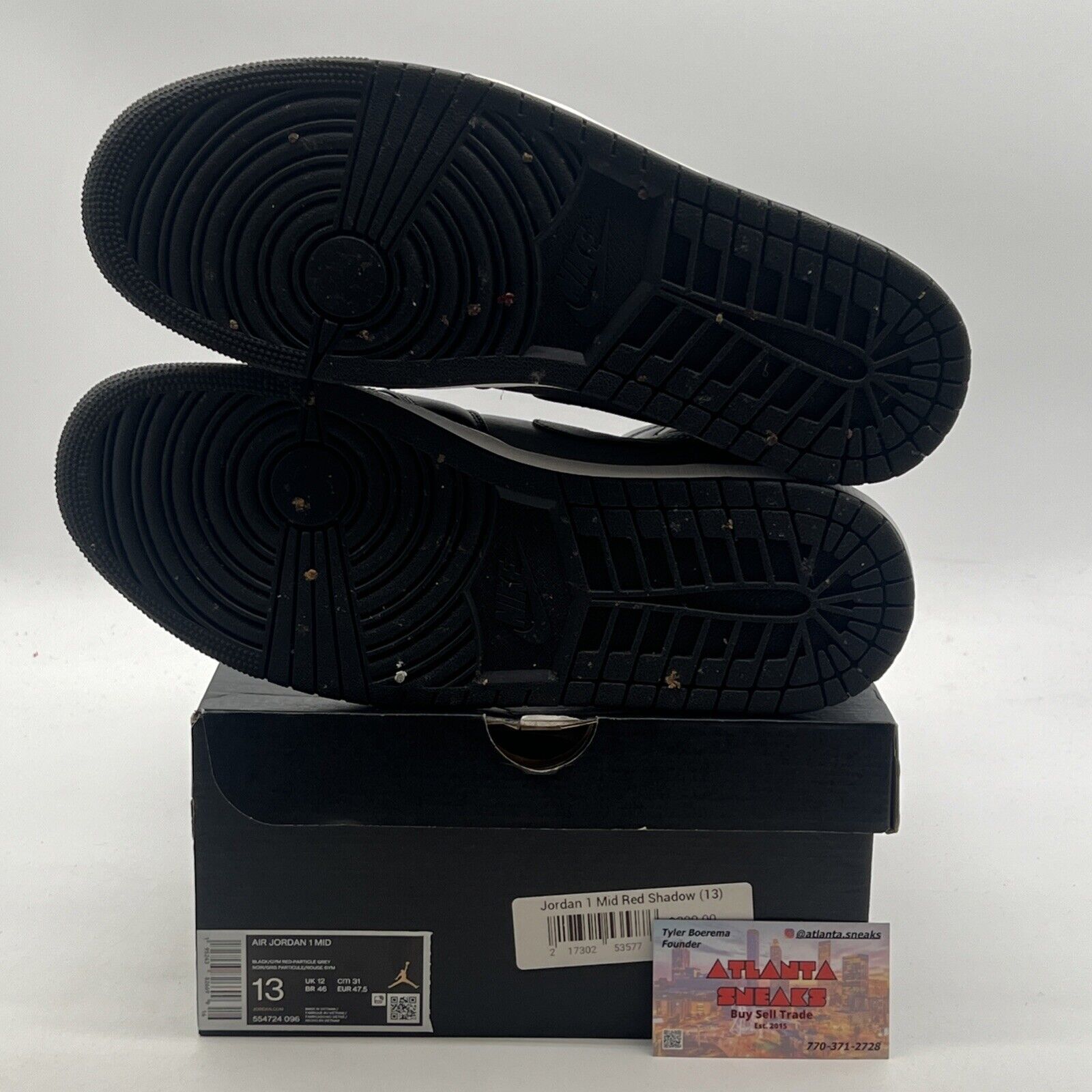 Size 13 - Air Jordan 1 Mid Shadow (554724-096)