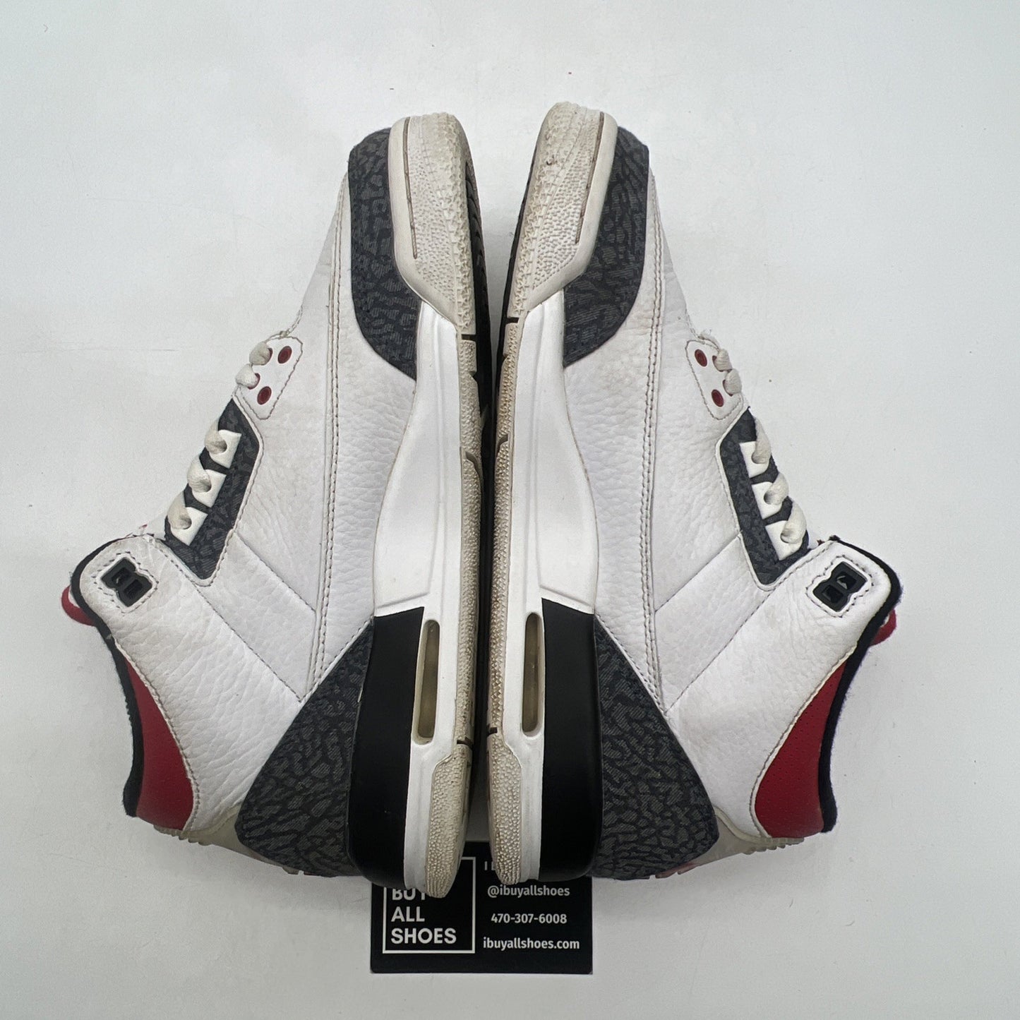 Size 7Y - Air Jordan 3 Retro Denim SE Fire Red 2020  (CZ6634-100)