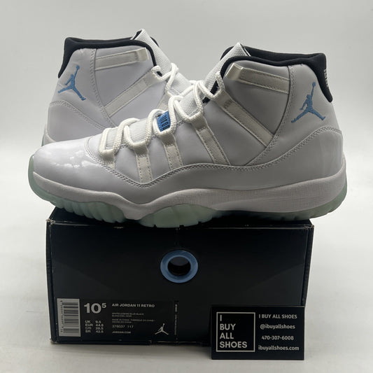 Size 10.5 - Air Jordan 11 Retro High Legend Blue (378037-117)