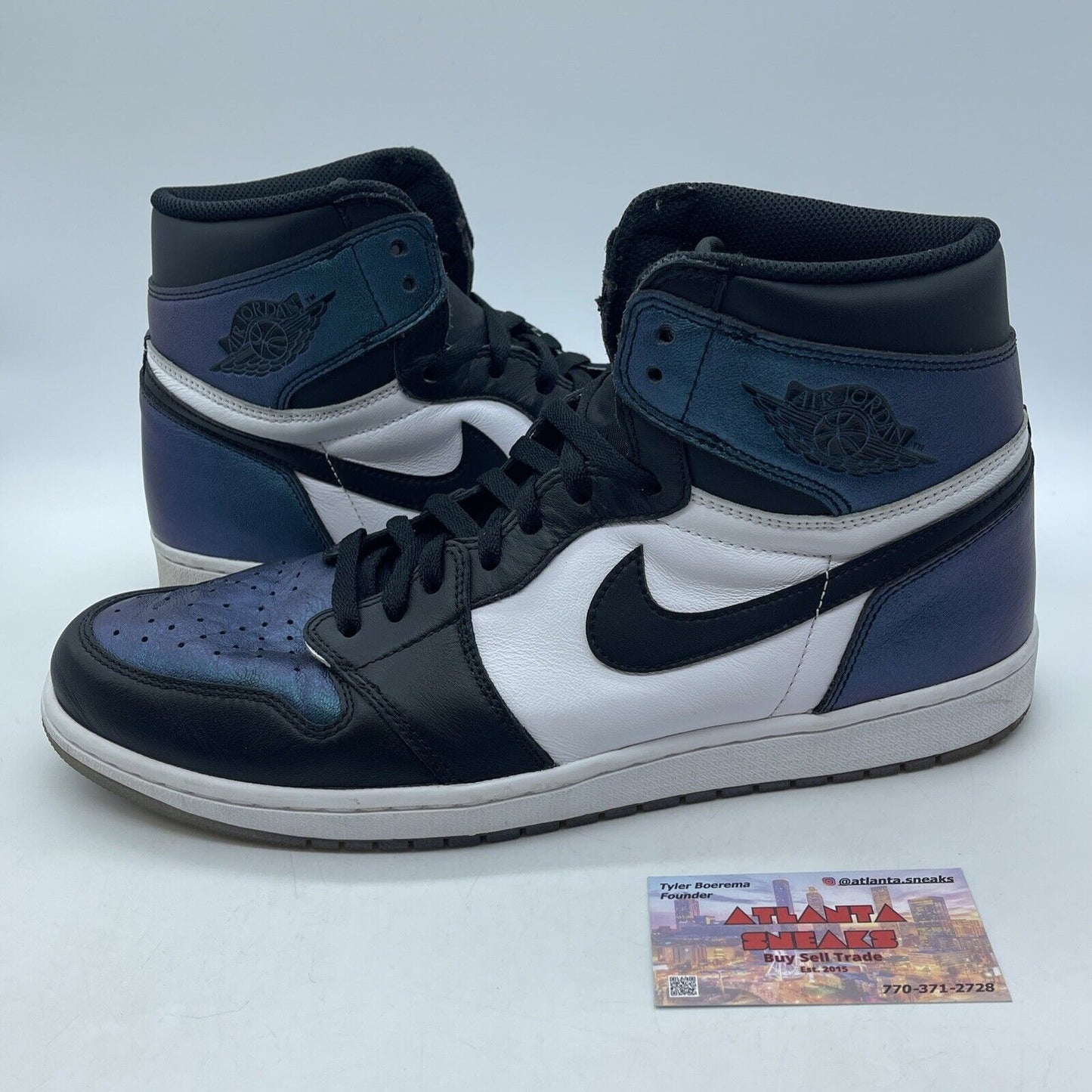 Size 14 - Air Jordan 1 Retro OG High All Star - Chameleon White Black Blue