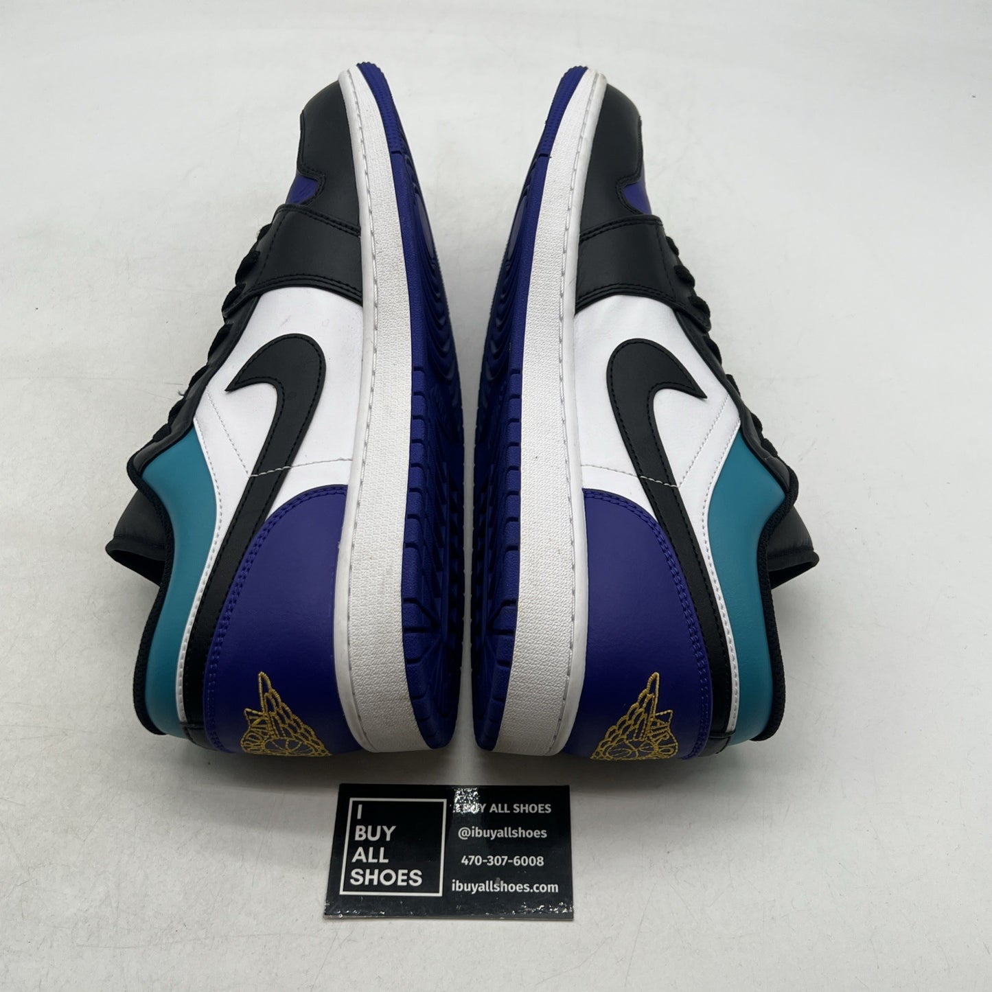 Size 14 - Air Jordan 1 Low Aqua (553558-154)