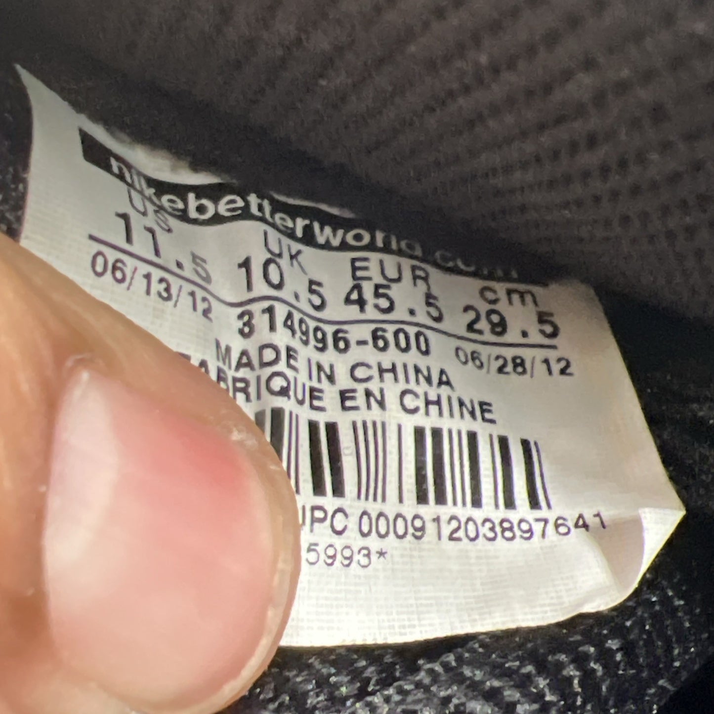 Size 11.5 - Nike Air Foamposite One Pearlized Pink (314996-600)
