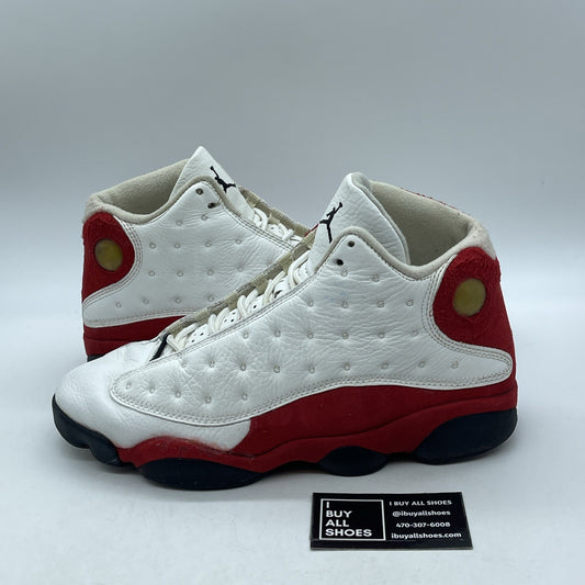 Size 11.5 - Air Jordan 13 OG 1998 Cherry Red Leather Suede Leather (136002-101)