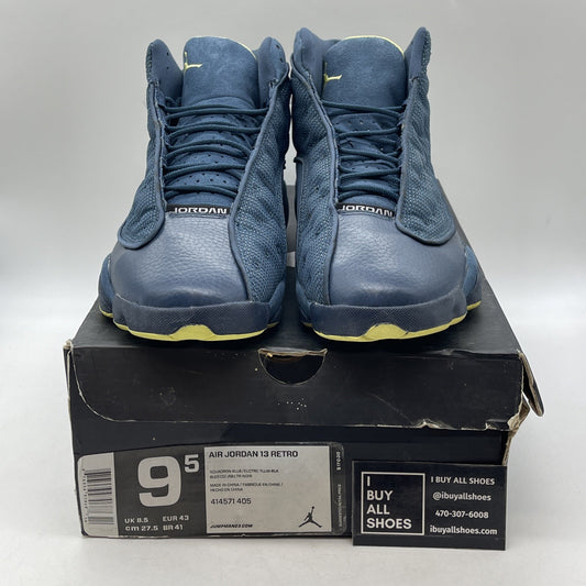 Size 9.5 - Air Jordan 13 Retro Squadron Blue (414571-405)