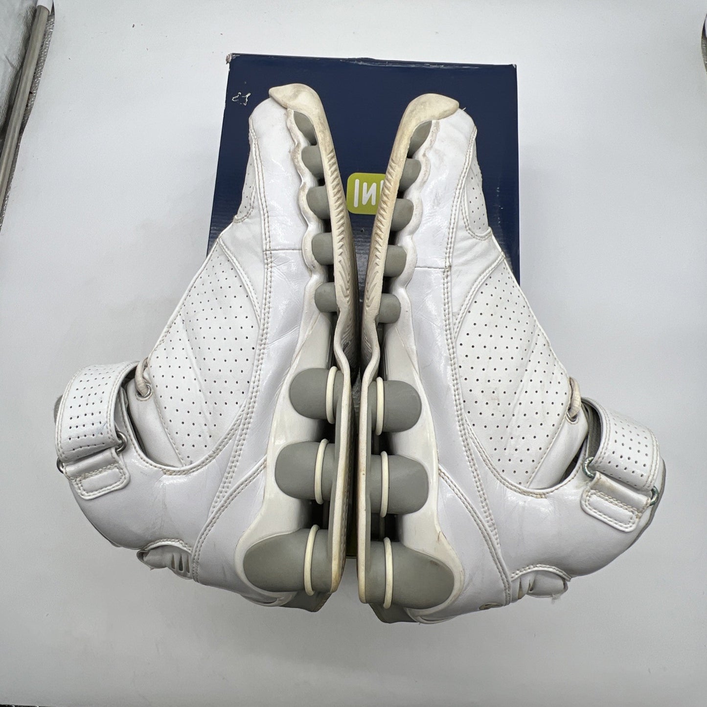 Size 13 - Nike Shox Ups TB White Metallic Silver (311738-102)