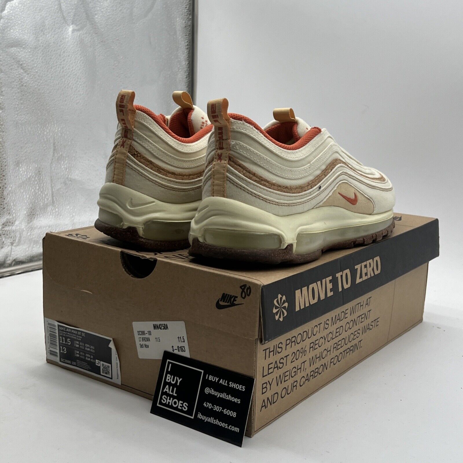 Size 11.5 - Nike Air Max 97 Cork - (DC3986-100)