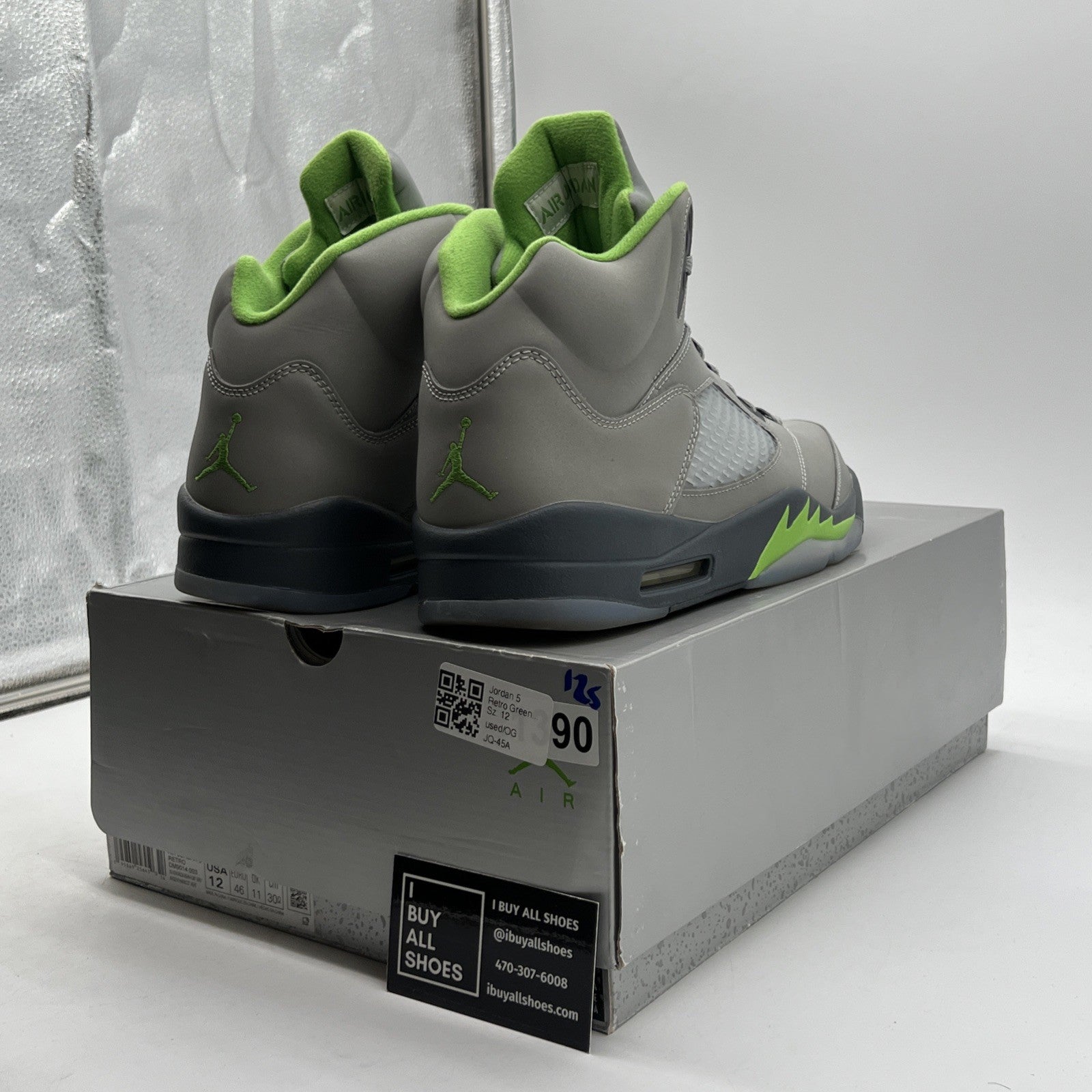 Size 12 - Air Jordan 5 Retro Green Bean (DM9014-003)