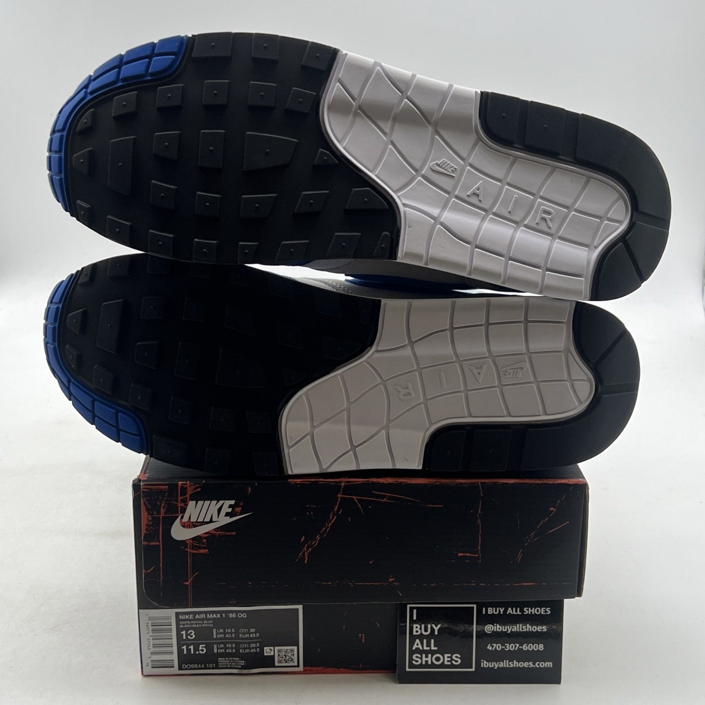 Size 13 - Nike Air Max 1 ‘86 OG Big Bubble Royal Blue  (DO9844-101)