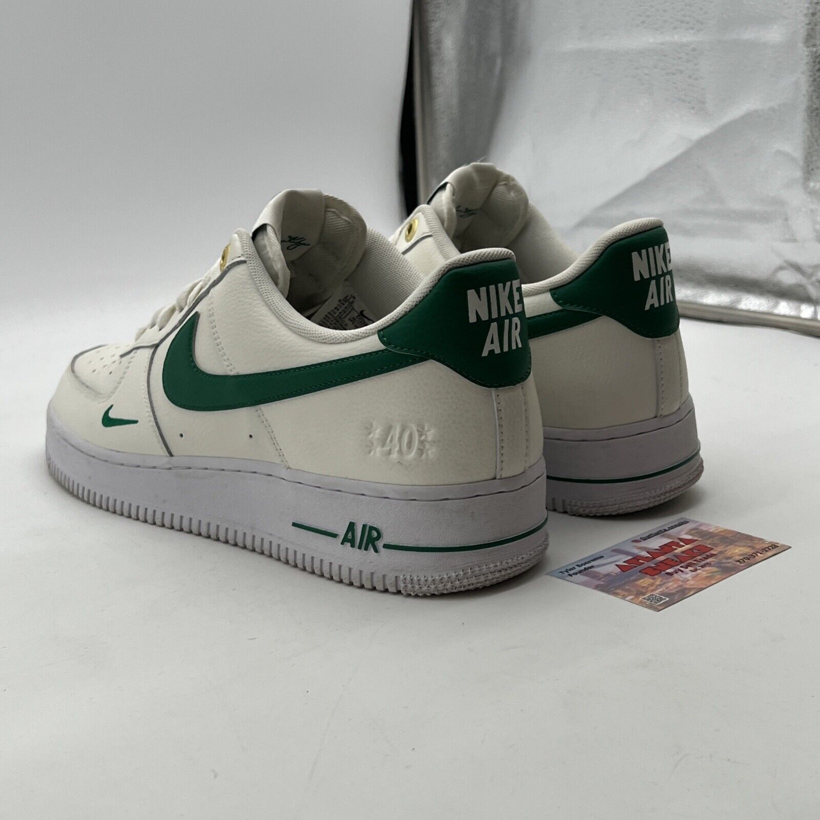 Size 11.5 - Nike Air Force 1 '07 LV8 40th Anniversary - Sail Malachite