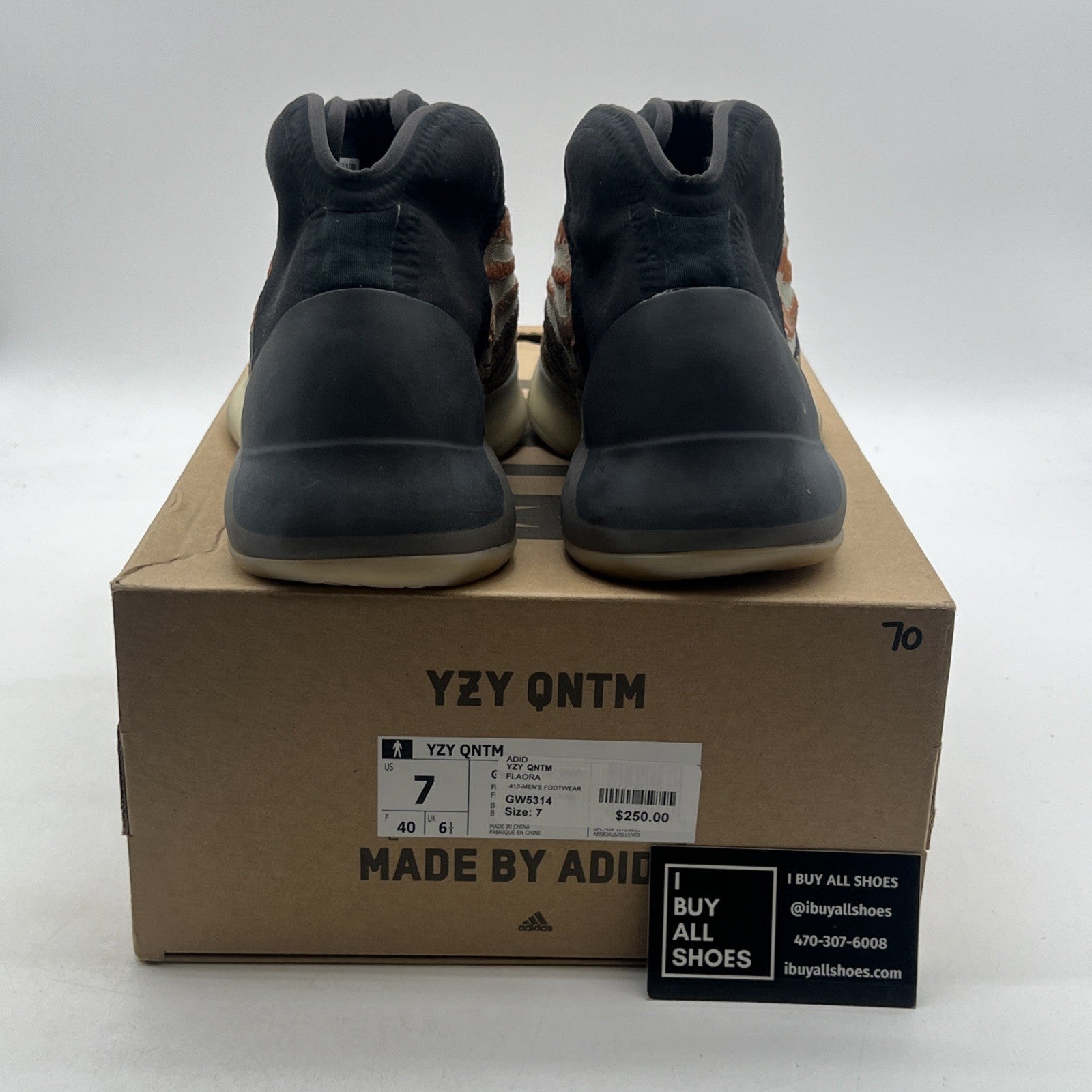 Size 7 - adidas Yeezy Quantum Flash Orange (GW5314)