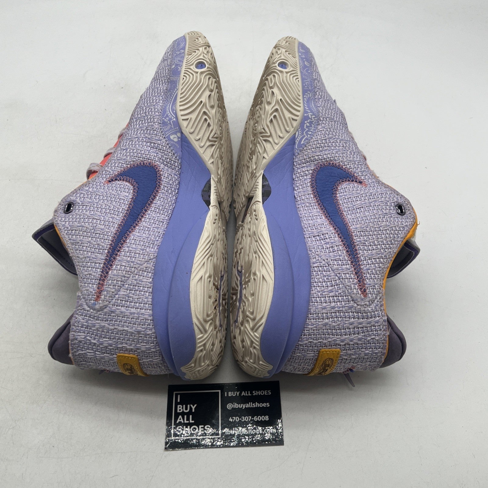 Size 14 - Nike LeBron 20 Low Purple And Gold (DJ5423-500)