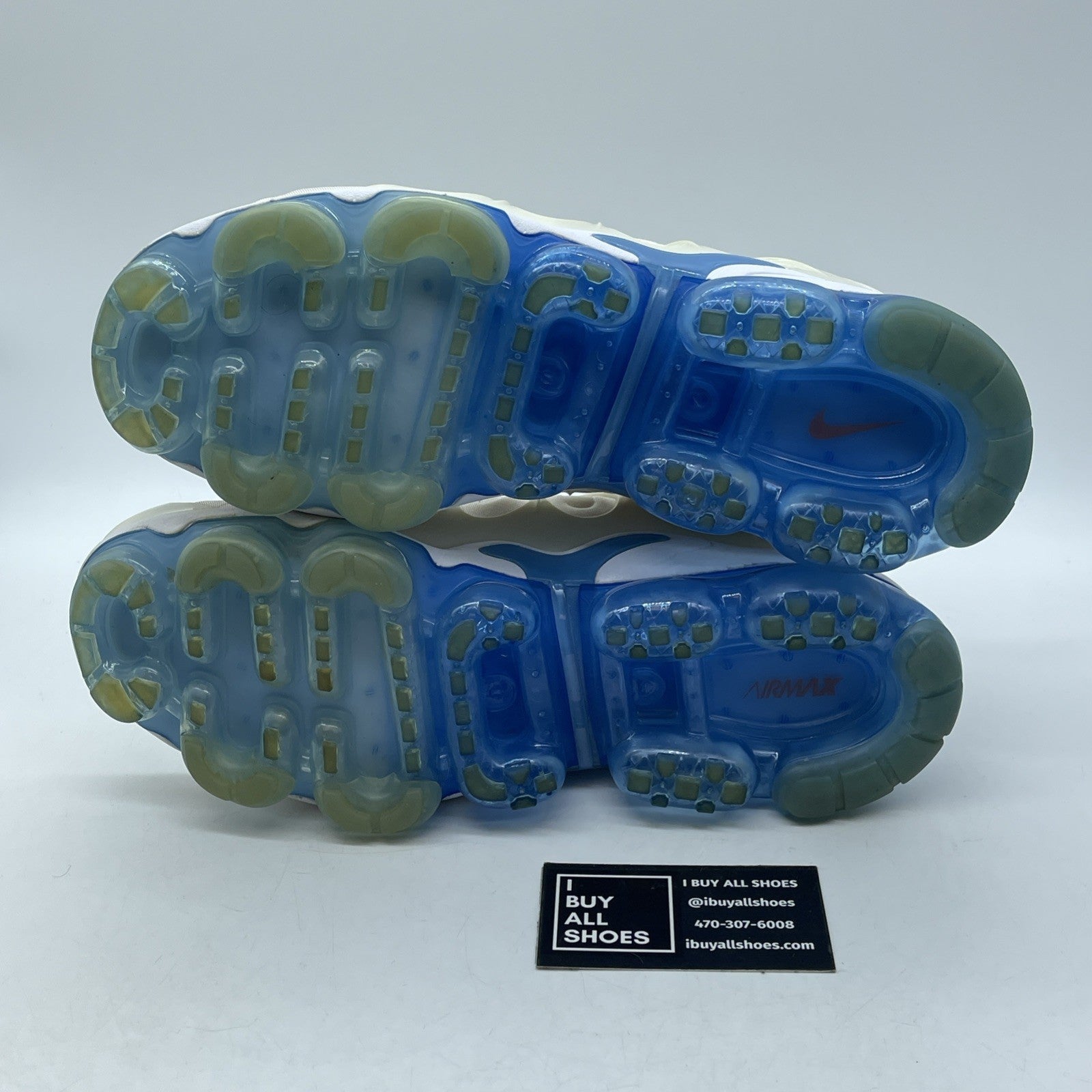 Size 10 - Nike Air VaporMax Plus White University Blue Suede (DV2119-100)