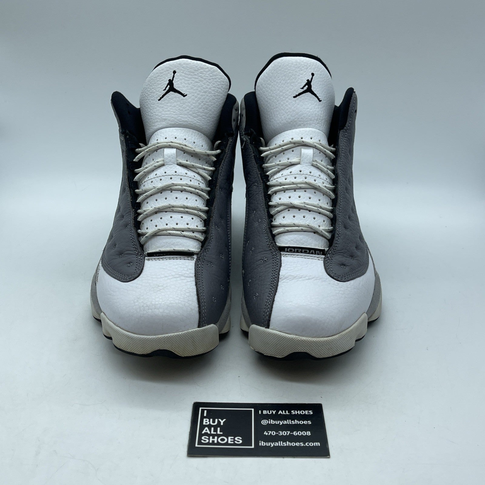 Size 11 - Air Jordan 13 Retro Atmosphere Grey Suede Leather (414571-016)