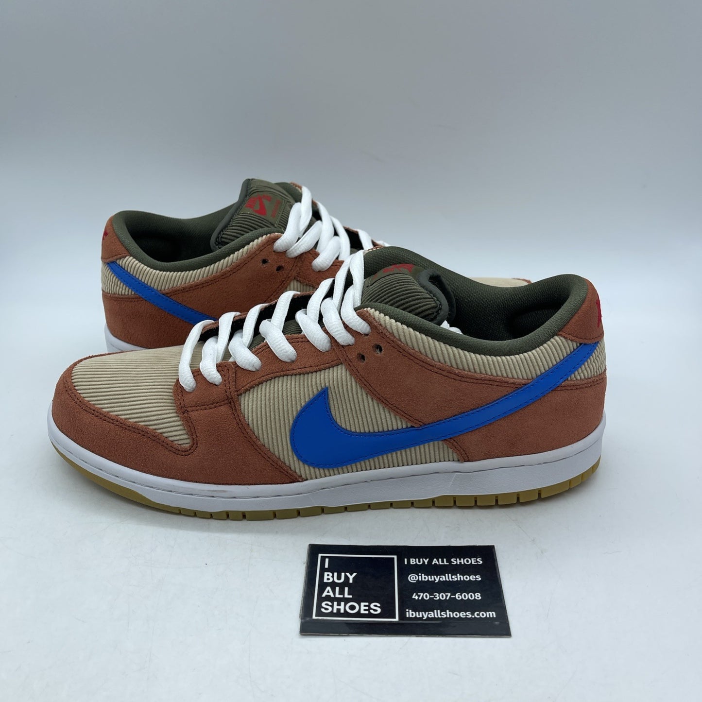 Size 11 - Nike Dunk Pro SB Low Corduroy (BQ6817-201)
