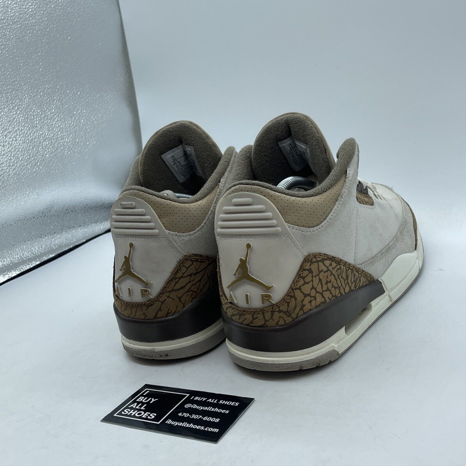 Size 10 - Jordan 3 Retro Low Palomino Brown Suede Leather (CT8532-102)