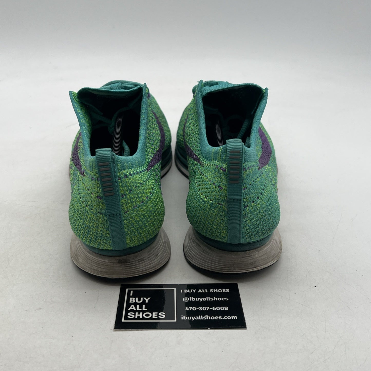 Size 14 - Nike Flyknit Racer Hulk (526628-306)