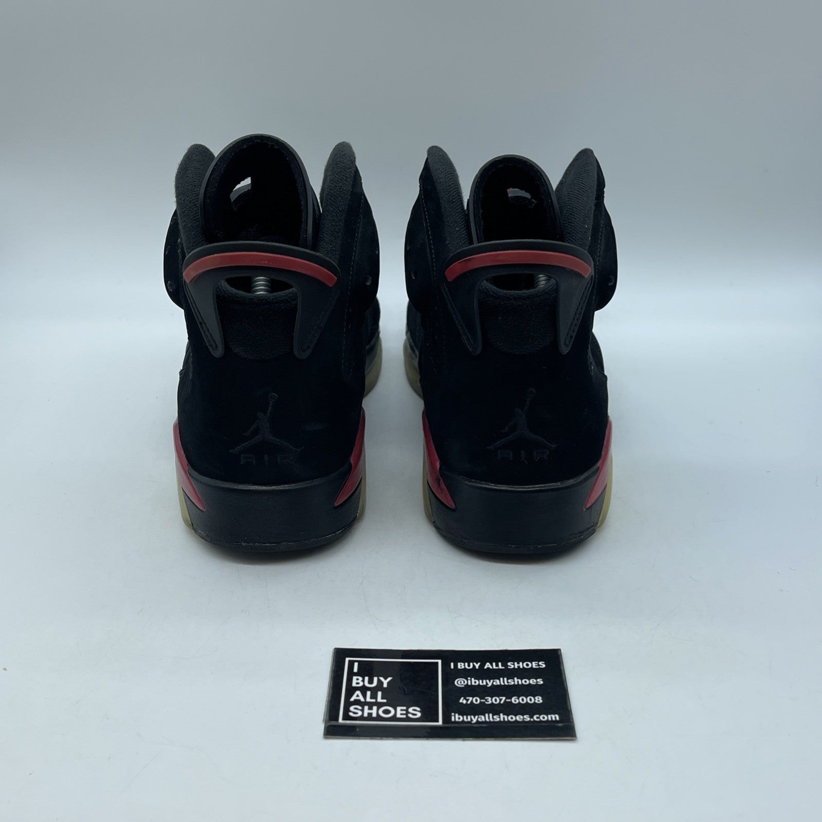 Size 10 - Air Jordan 6 Retro 2010 Varsity Red Black Suede (384664-061)