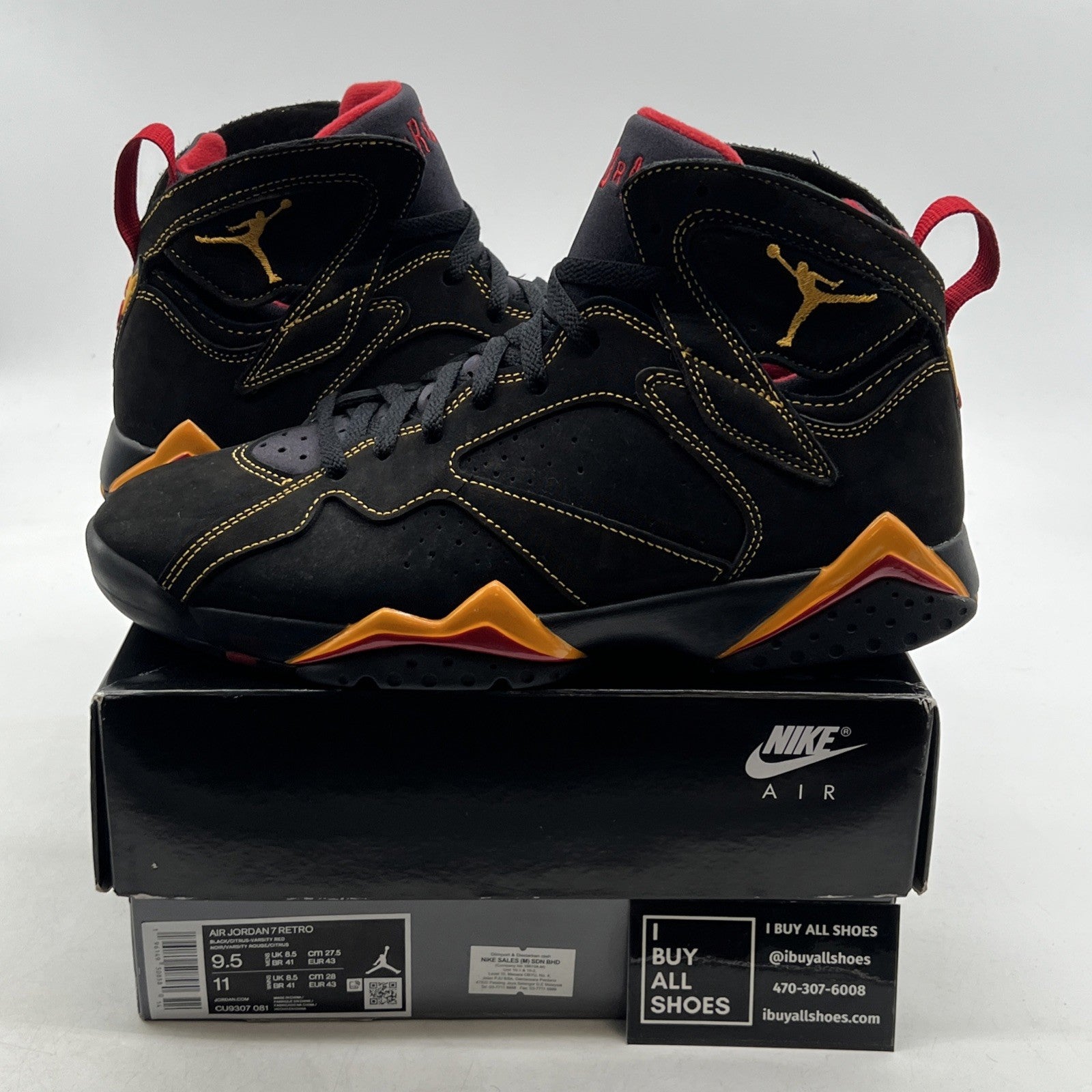 Size 9.5 - Air Jordan 7 Retro Citrus (CU9307-081)