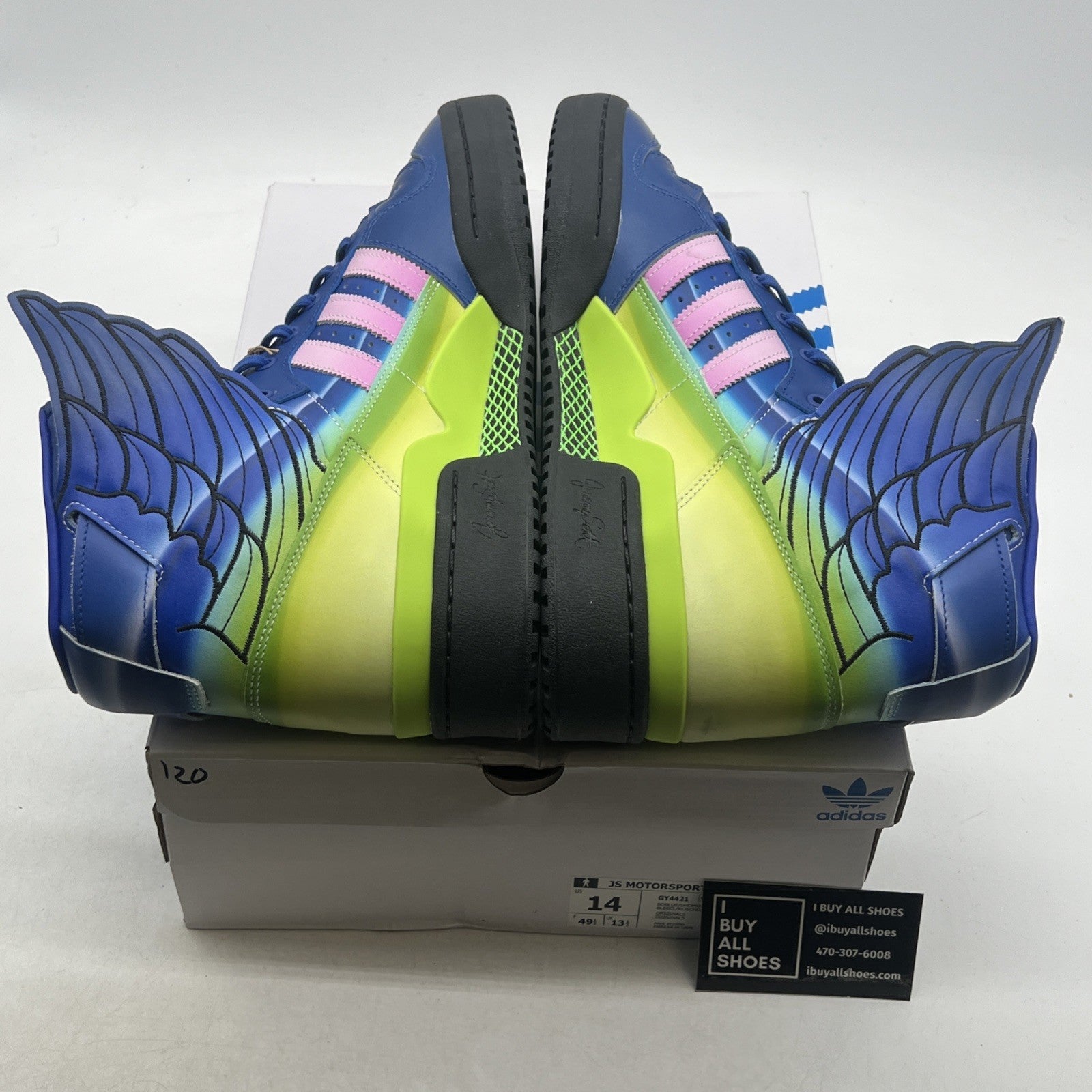 Size 14 - adidas Jeremy Scott x Forum Wings 4.0 Motorsport (GY4421)