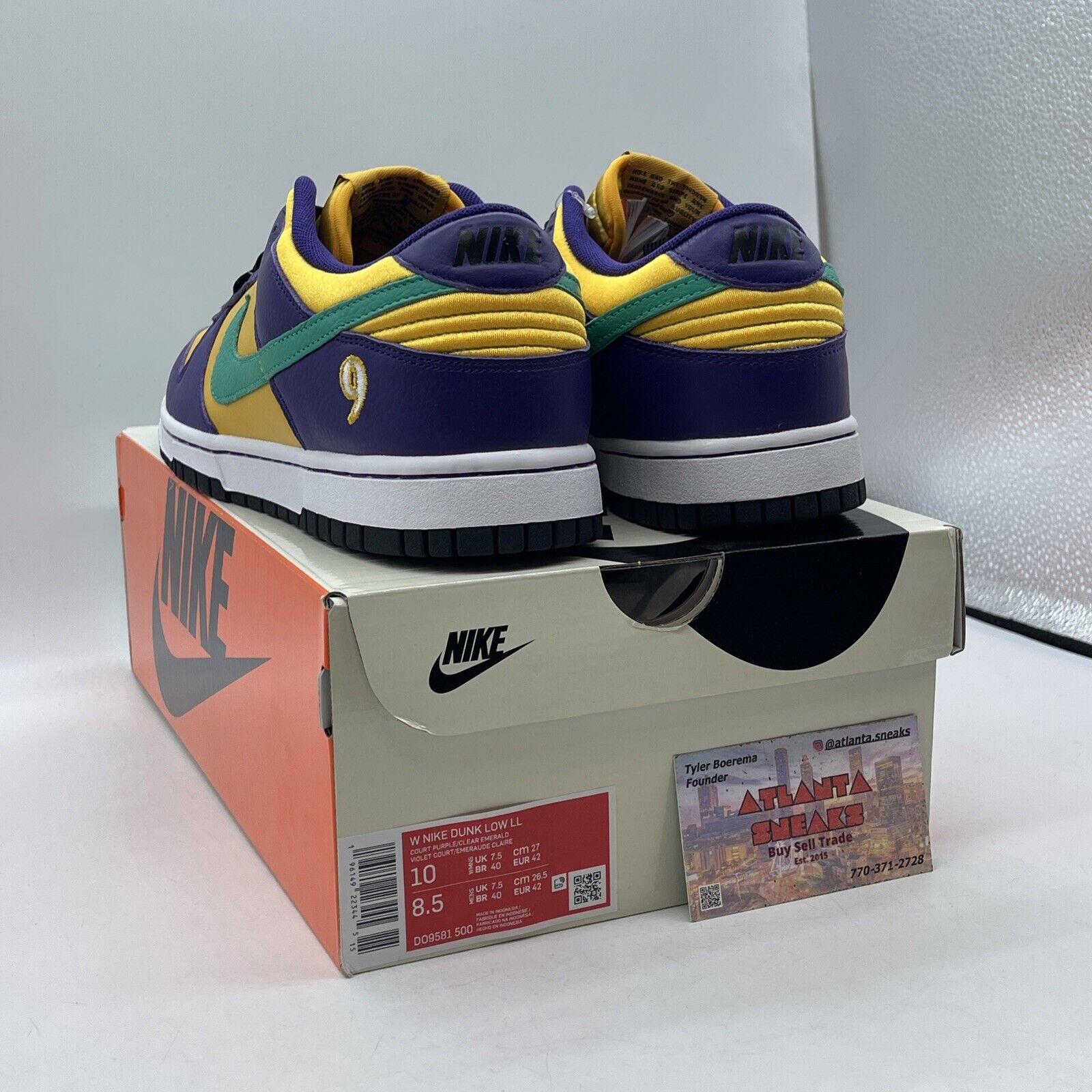 Size 10W - Nike Lisa Leslie x Dunk Low Sparks Purple Leather Suede (DO9581-500)