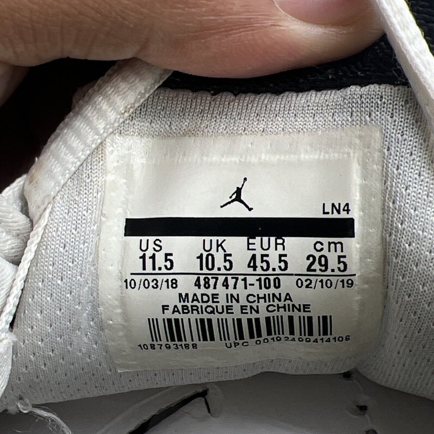 Size 11.5 - Air Jordan 14 Retro 2019 Candy Cane White Red Leather (487471-100)