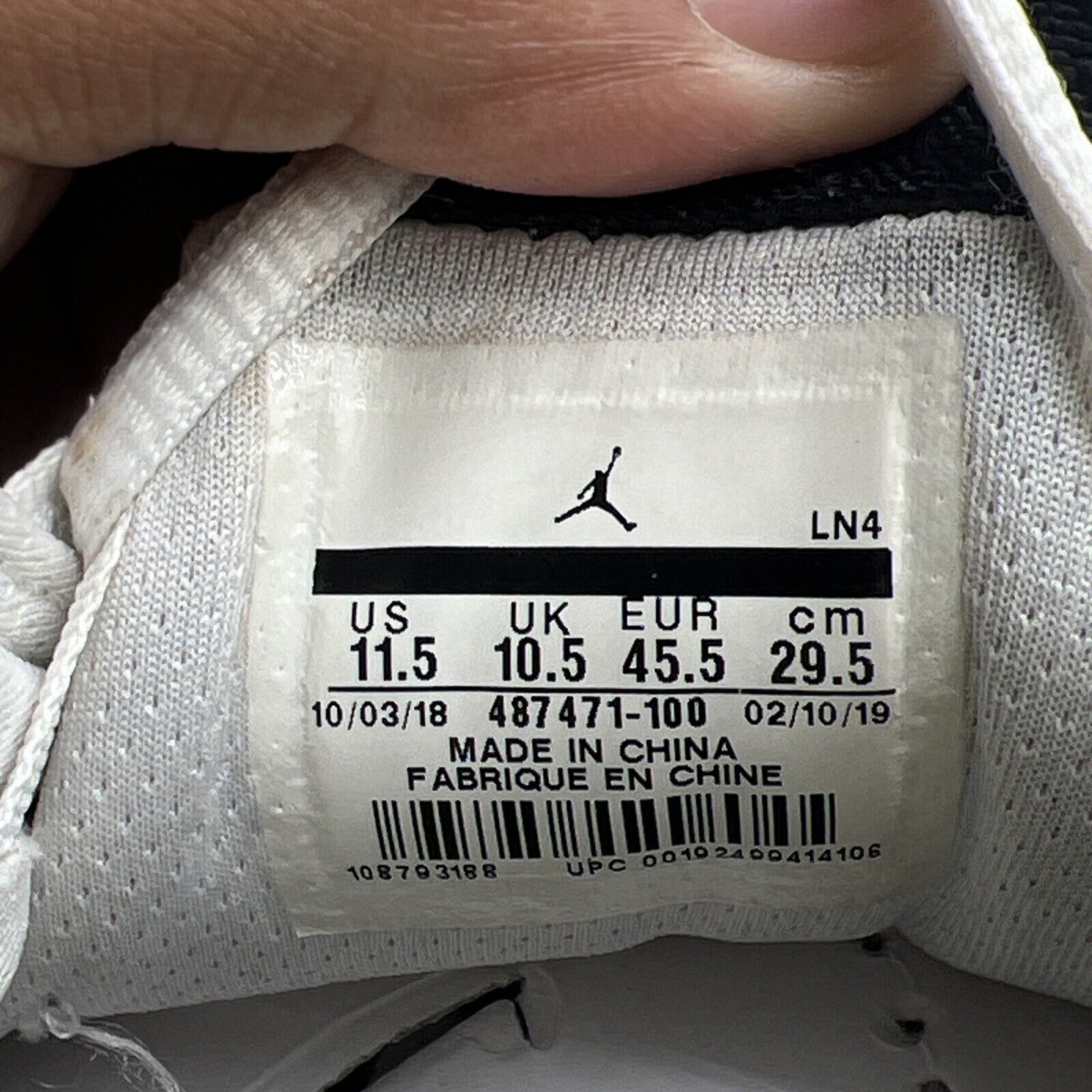 Size 11.5 - Air Jordan 14 Retro 2019 Candy Cane White Red Leather (487471-100)