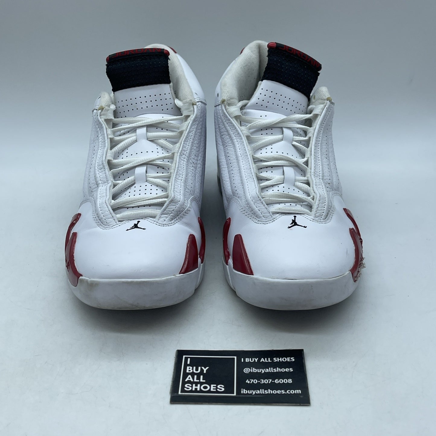 Size 11.5 - Air Jordan 14 Retro 2012 Candy Cane (487471-101)