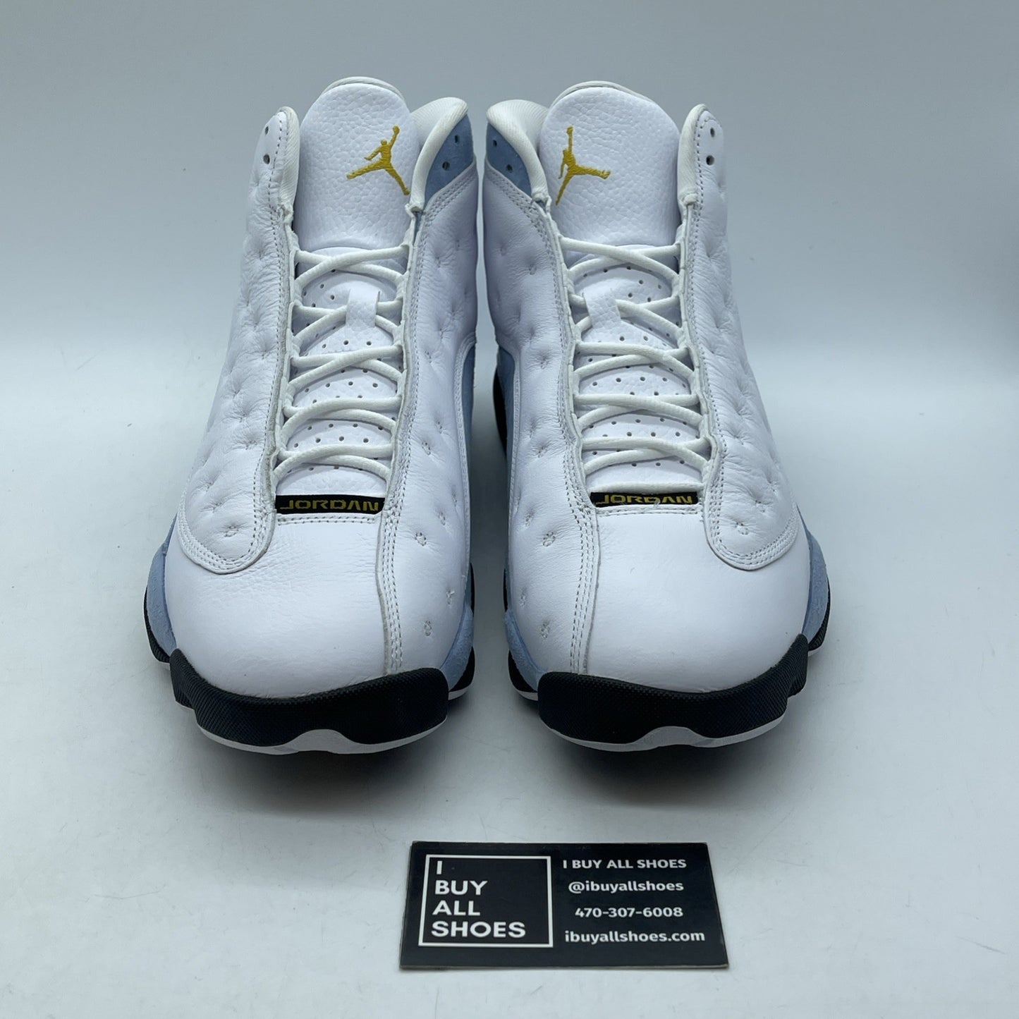 Size 11.5 - Air Jordan 13 Retro Blue Grey White Leather Suede (414571-170)