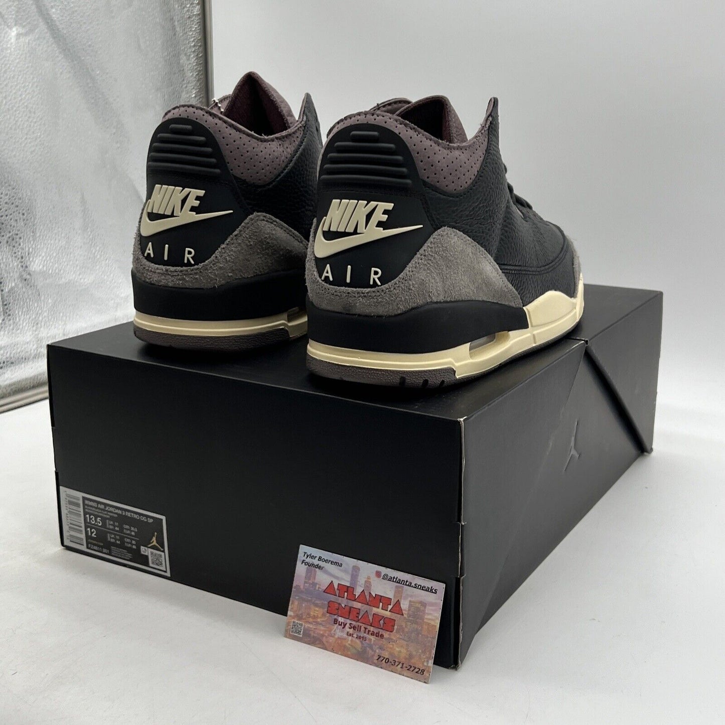 Size 13.5 - A Ma Maniére x Air Jordan 3 Retro While You Were Sleeping W