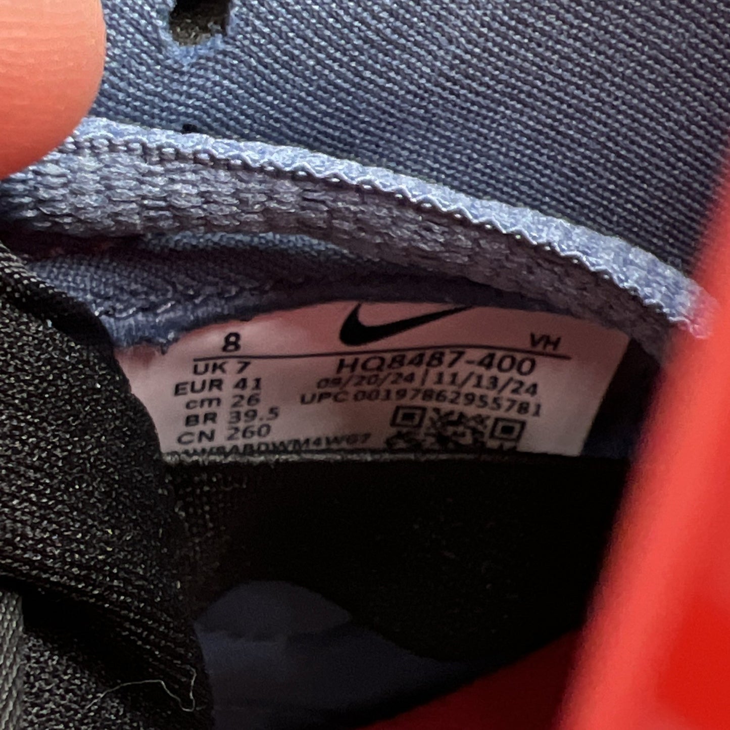 Size 8 - Nike Supreme x Dunk SB Low Ocean Fog (HQ8487-400)