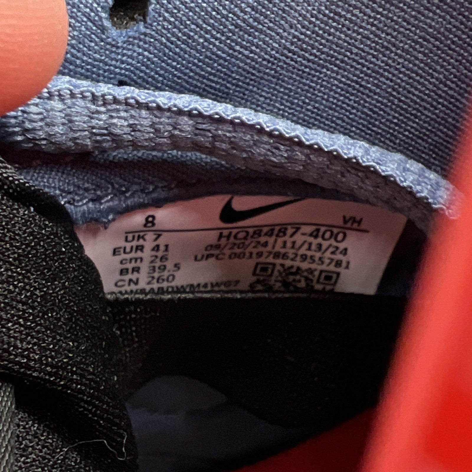 Size 8 - Nike Supreme x Dunk SB Low Ocean Fog (HQ8487-400)