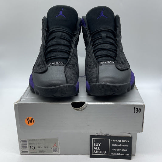Size 10 - Jordan 13 Retro Court Purple Black Suede Leather (DJ5982-015)