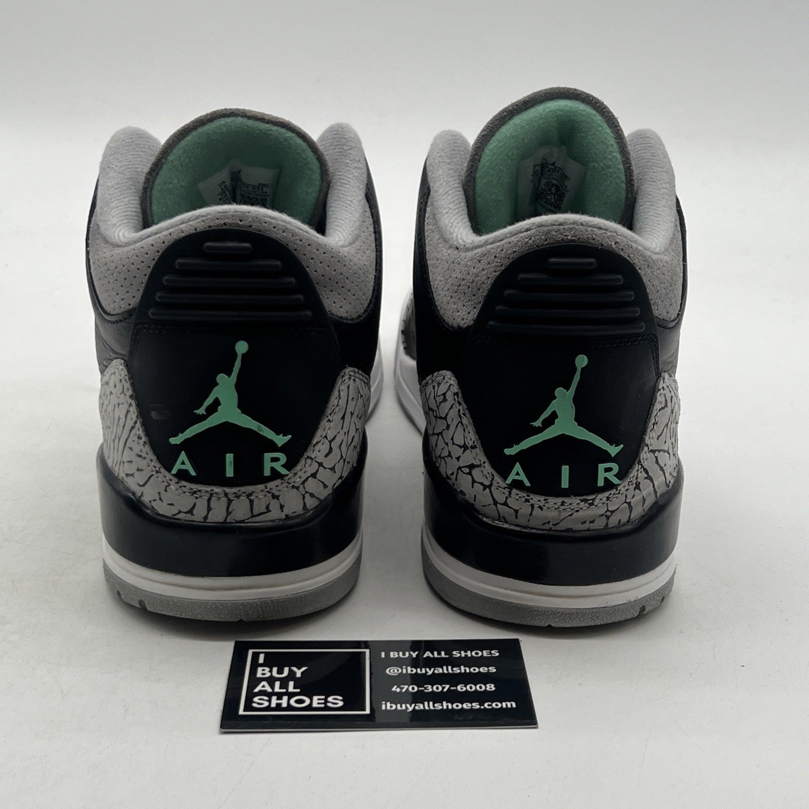Size 10 - Air Jordan 3 Retro Green Glow (CT8532-031)