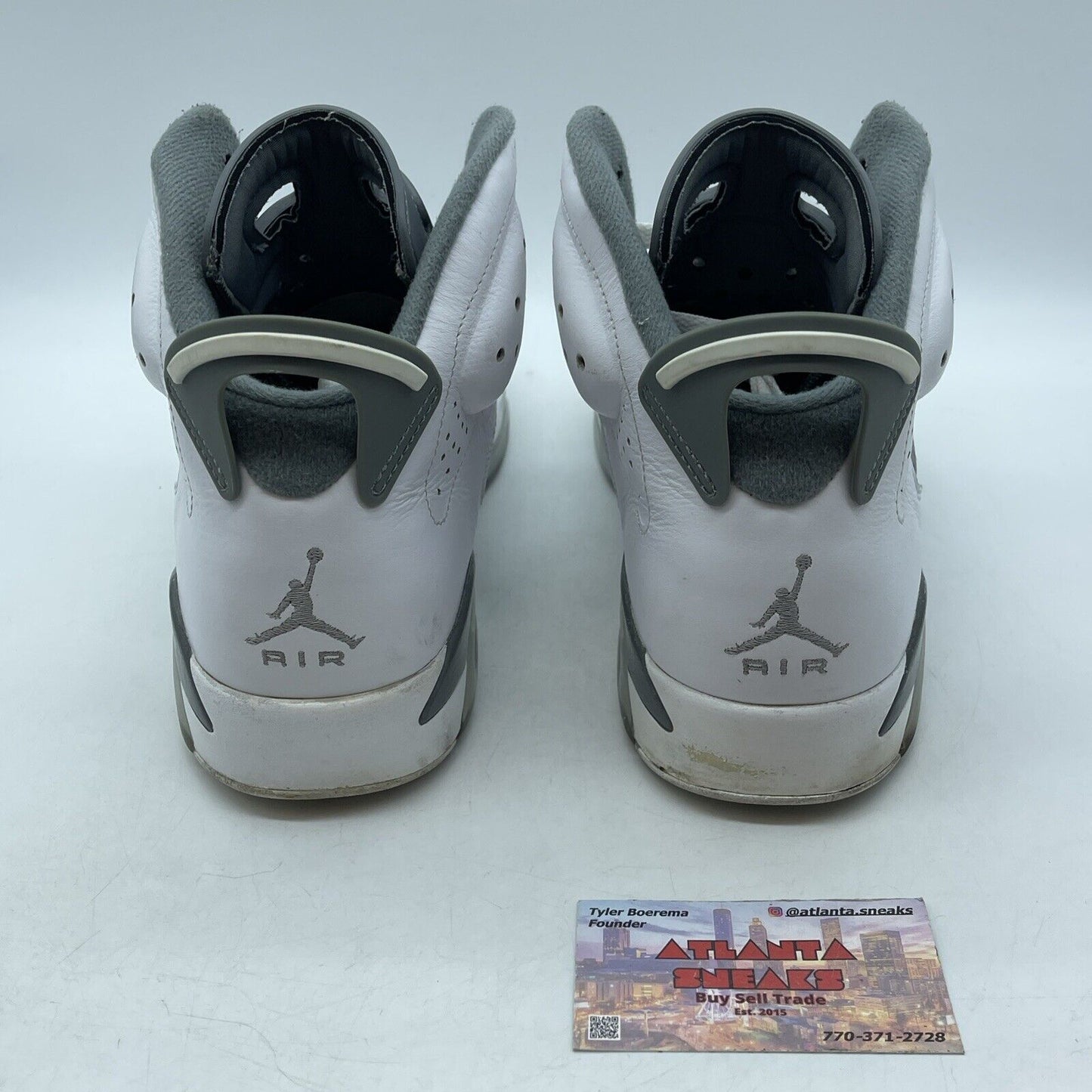 Size 10.5 - Jordan 6 Retro Low Cool Grey White Suede Leather (CT8529-100)