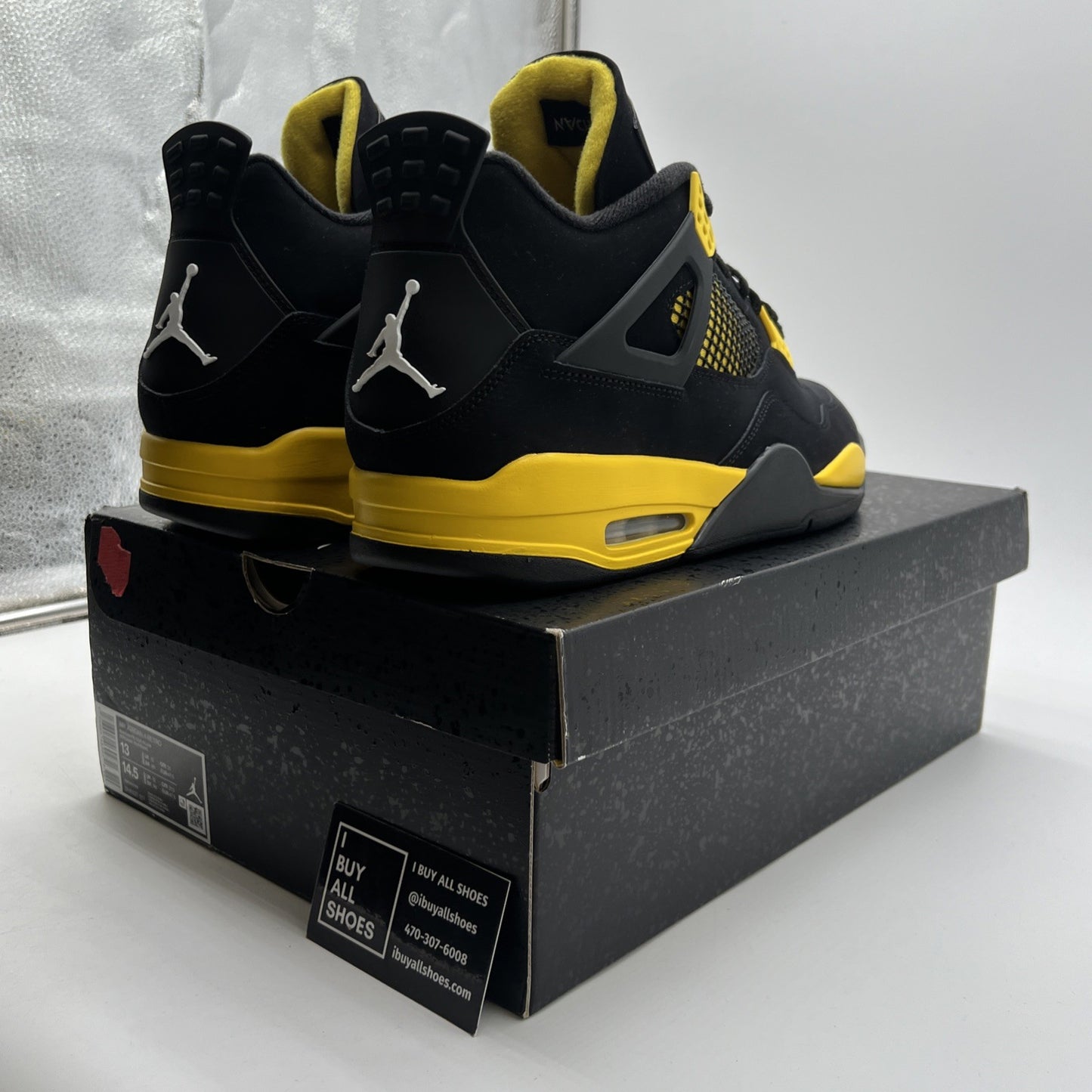 Size 13 - Air Jordan 4 Retro Mid Thunder (DH6927-017)
