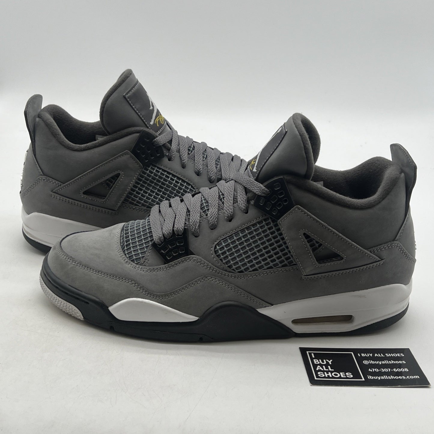 Size 13 - Air Jordan 4 Retro Low Cool Grey (308497-007)