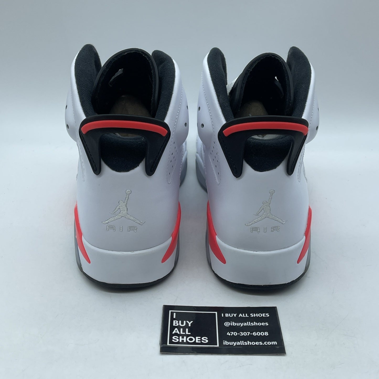 Size 12 - Air Jordan 6 Retro 2014 White Infrared Leather (384664-123)