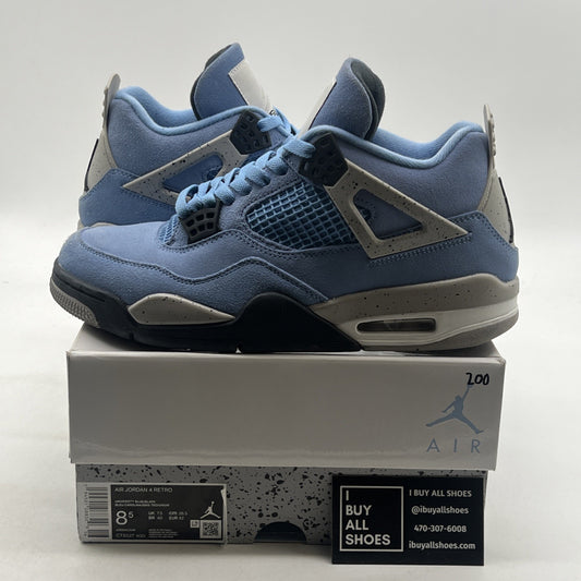 Size 8.5 - Air Jordan 4 Retro Mid University Blue (CT8527-400)